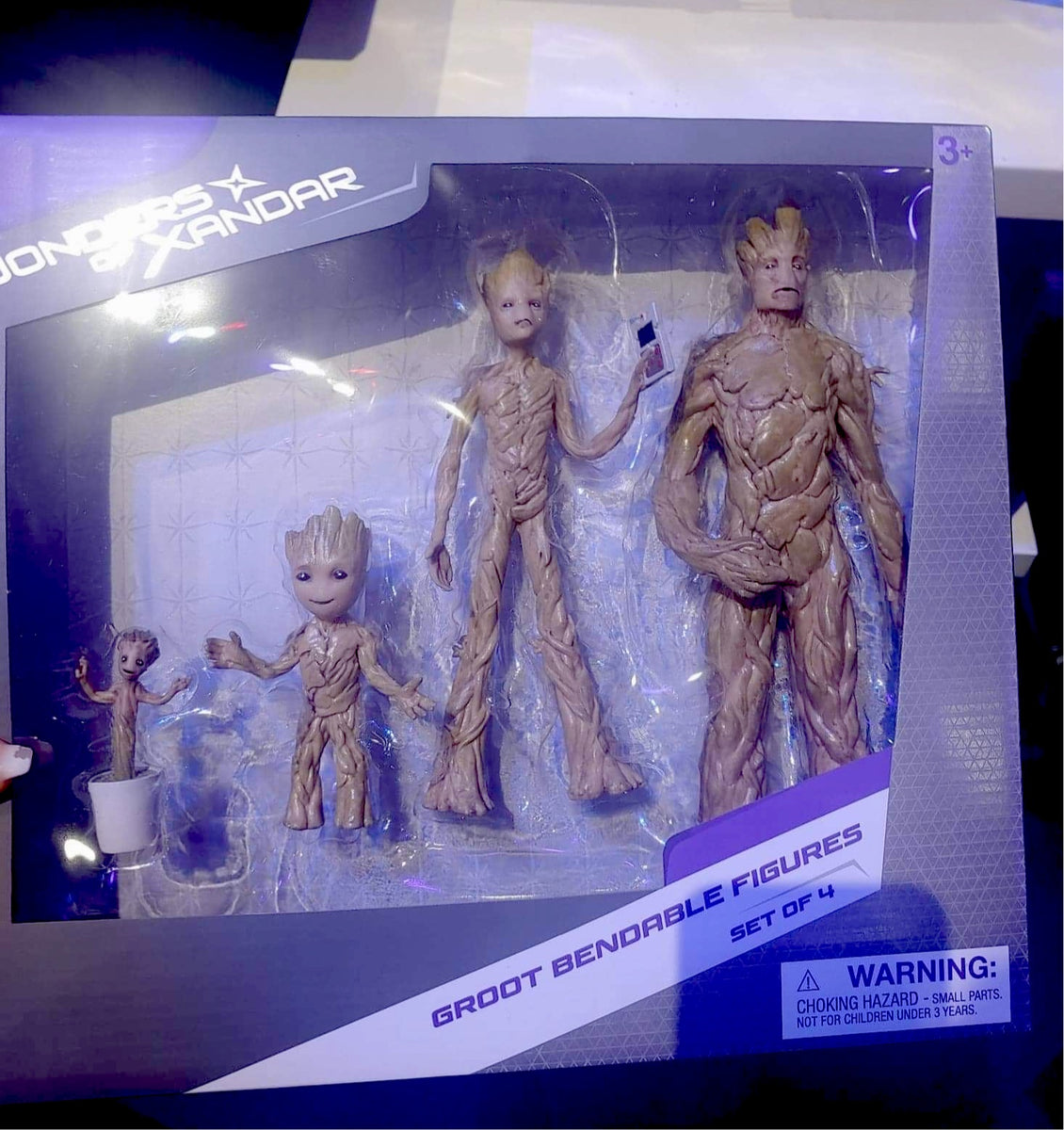 Groot Bendable Figures Set – Guardians of the Galaxy: Cosmic